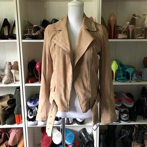 UGG Jackets & Blazers - Ugg suede leather jacket sz s
